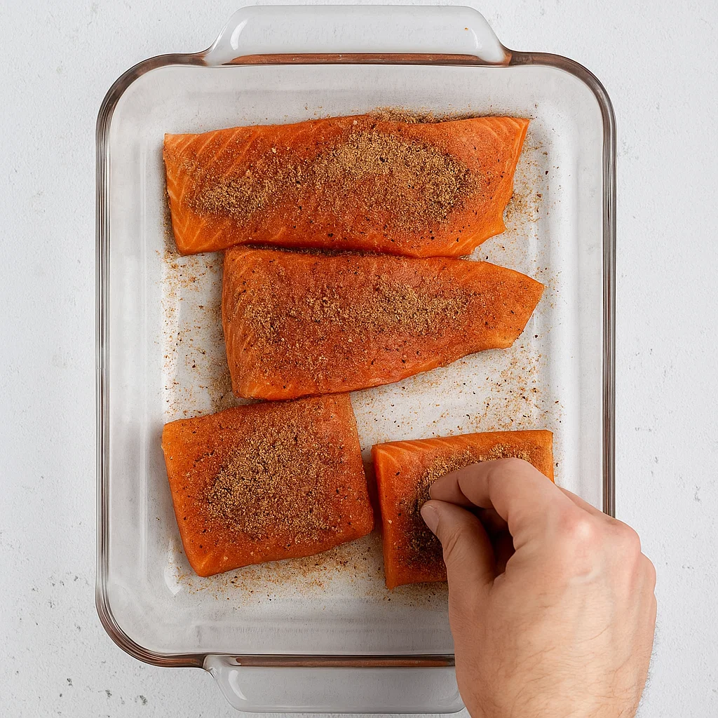 healthy-mango-salmon-salad. Healthy Mango Salmon Salad with Blackened Salmon and Fresh Mango Salsa