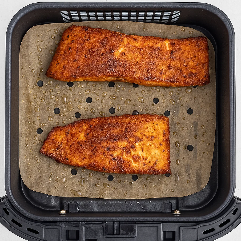healthy-mango-salmon-salad. Healthy Mango Salmon Salad with Blackened Salmon and Fresh Mango Salsa
