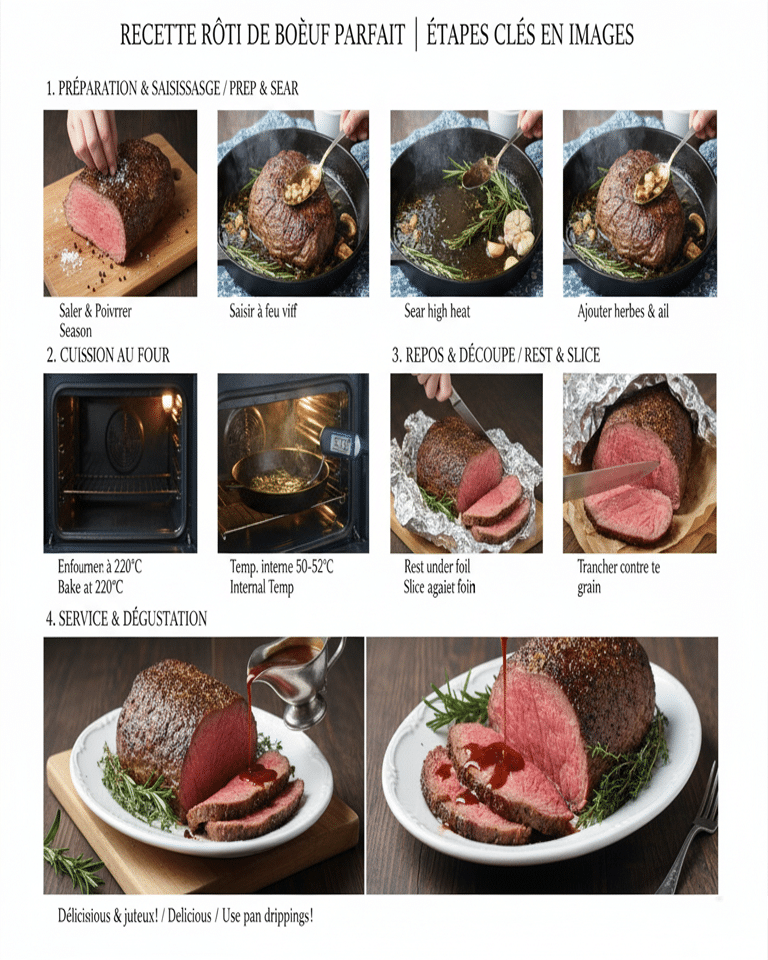 Bœuf Facile au Four et Parfumé