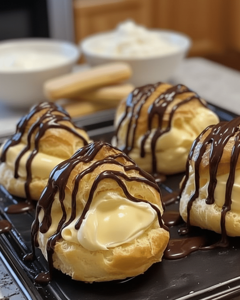 Pâte à choux chaude au chocolat, lisse et brillante, après l'incorporation des œufs, montrant sa consistance. Choux à la crème pâtissière