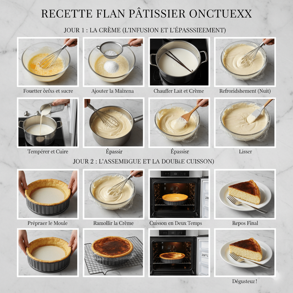 Pâte feuilletée foncée et piquée dans un moule haut, sortant d'un congélateur.