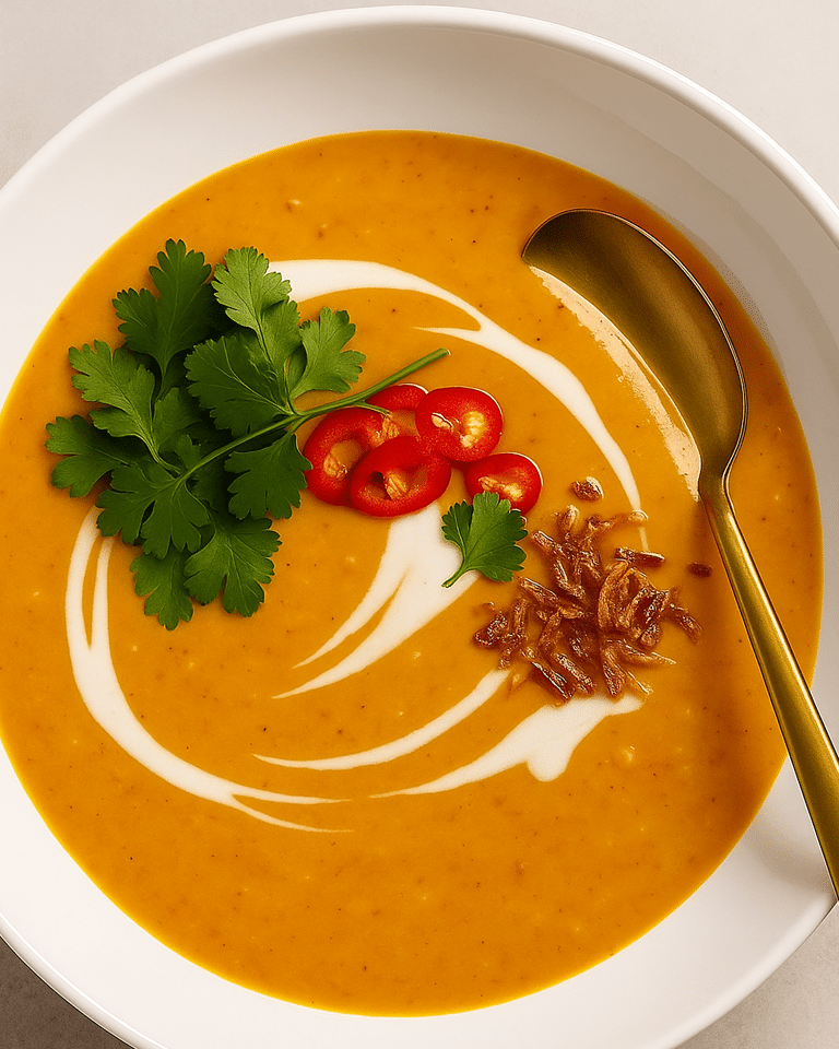 Soupe de Citrouille à La Noix De Coco