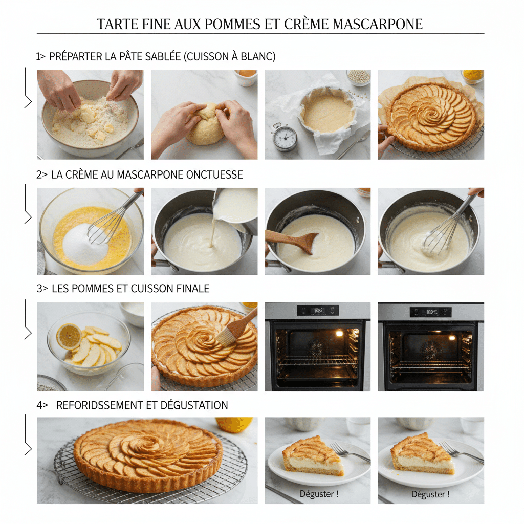 Pâte sablée cuite à blanc dans un moule à tarte, avec billes de cuisson.