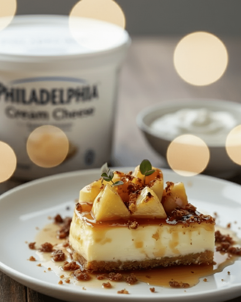 fondant pommes et mascarpone Cheesecake Vanille