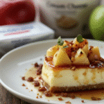 fondant pommes et mascarpone Cheesecake Vanille