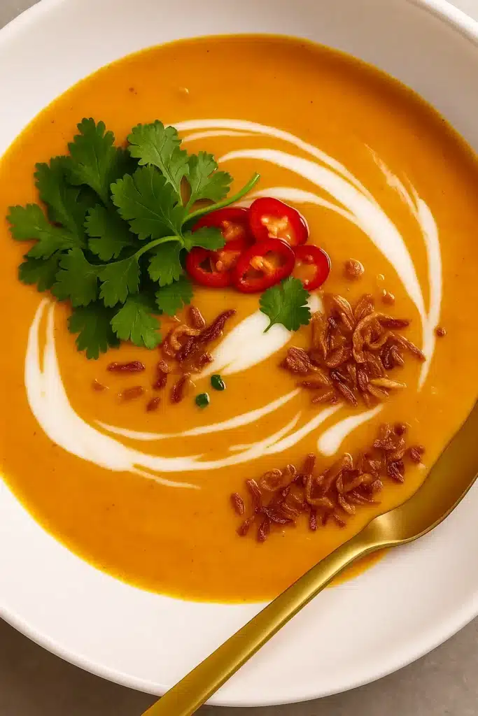 Soupe de Citrouille à La Noix De Coco