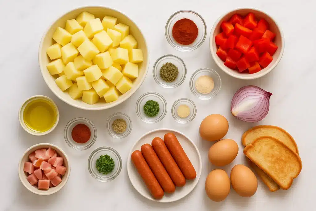 Petit Déjeuner Saucisse Au Four