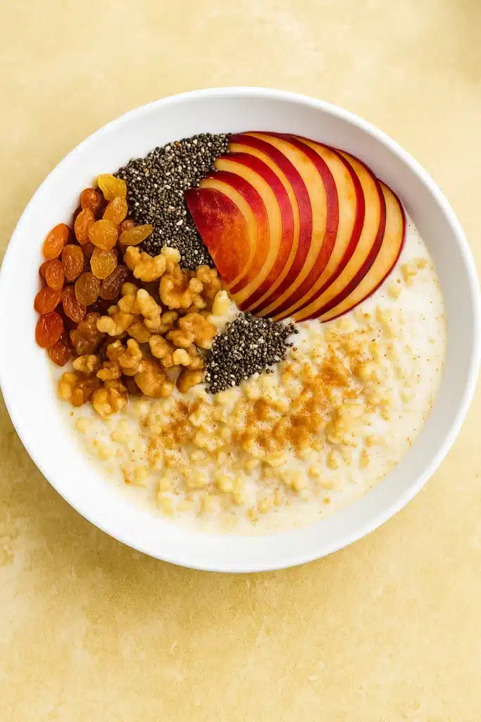 Porridge Pour le Petit Déjeuner Pendant la Nuit