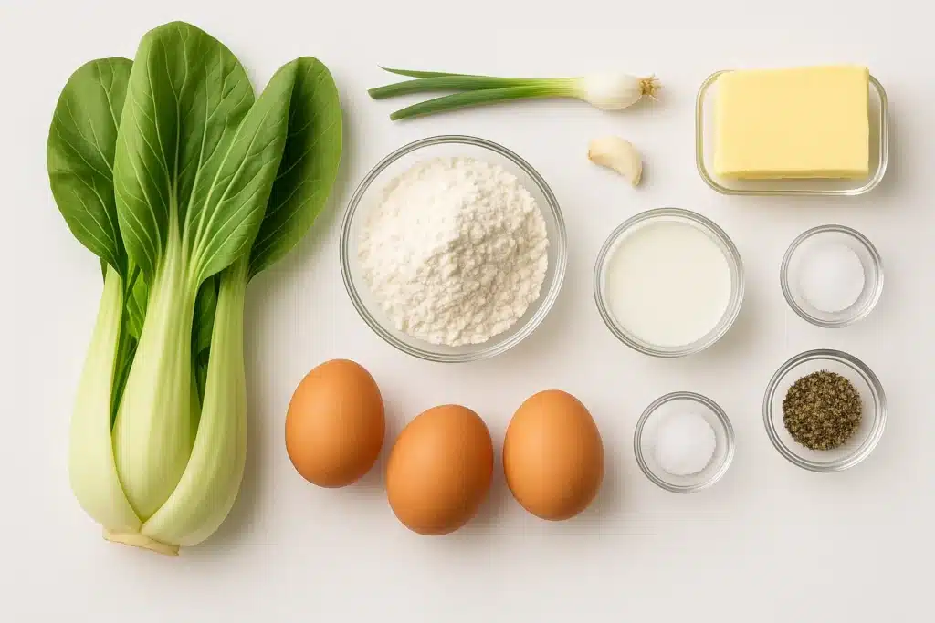Pancakes de Pak Choï