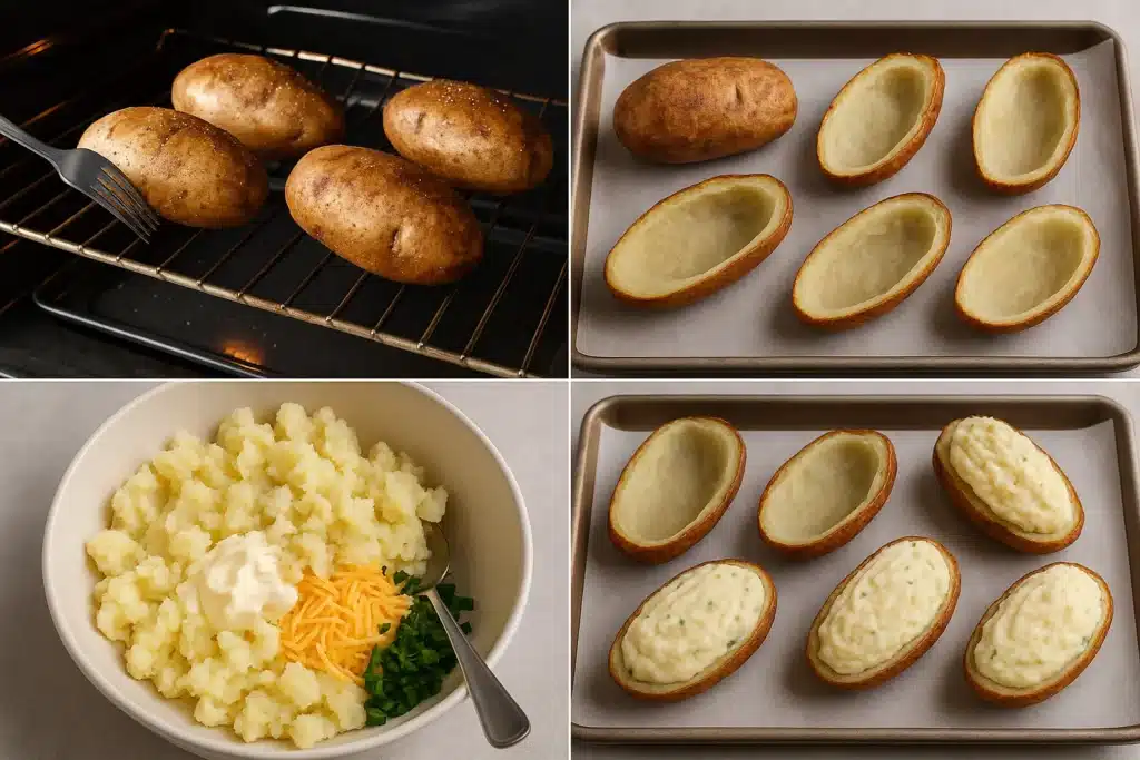 Pommes de Terre Cuites Deux Fois